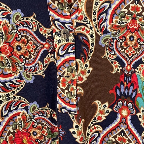 JOHNNY WAS Henley Size Small - Picture 3 of 5